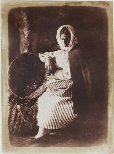 Elizabeth Johnstone, Seated Newhaven Fishwife by Hill and Adamson